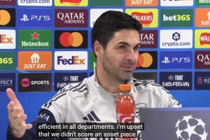 人话？阿尔特塔：北伦敦德比没进定位球令我沮丧，还丢了一个