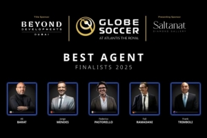 环球足球奖2025年最佳足球经纪人候选：门德斯领衔，拉马达尼在列