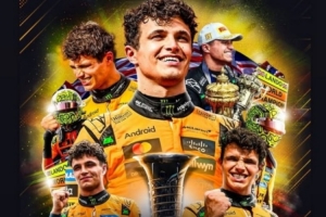 凯恩祝贺兰多·诺里斯首夺F1车手总冠军：伟大的成就！实至名归！