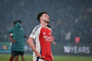 标晚：赖斯、特罗萨德缺席阿森纳训练，阿尔特塔欧冠预计会轮换