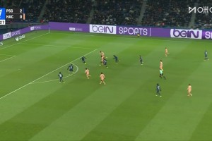 【集锦】法甲-李刚仁内维斯破门舍瓦利耶神扑 巴黎3-0勒阿弗尔