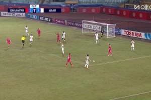 严重误判！河内公安获得点球，张健智扑出河内公安点球