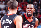 火箭新秀与杜兰特同场首发，16场后获巨星认可